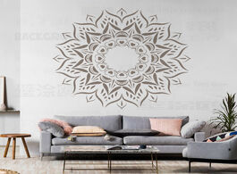 Foto van Woning en bouw 120 160cm stencils for walls large furniture template paint big mandala painting reus