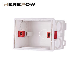 Foto van Woning en bouw herepow external mounting box 86 mm 34 for standard touch switch and socket applicabl