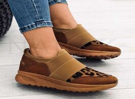 Foto van Schoenen new women sneakers ladies leopard vulcanized shoes slip on casual female flat comfort light