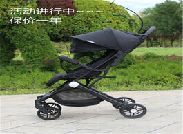 Foto van Baby peuter benodigdheden stroller ultra light folding portable simple child high landscape can sit 