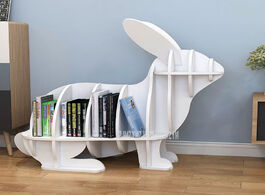 Foto van Meubels s m creative animal shaped rabbit bookcase kindergarten kids furniture children bookshelf ra