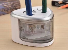 Foto van Kantoor school benodigdheden automatic pencil sharpener two hole electric touch switch stationery ho