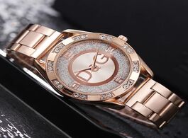 Foto van Horloge women s watches new famous luxury brands watch fashion rhinestone stainless steel quartz lad