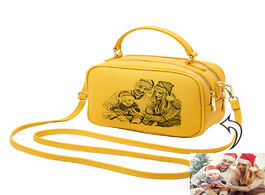 Foto van Tassen fashion simplicity shoulder bag pu leather daily for women handbags wallet custom picture cro
