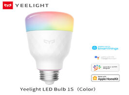 Foto van Beveiliging en bescherming yeelight 1s colorful bulb e27 smart app wifi remote control led light rgb