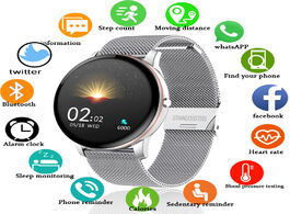 Foto van Horloge lige 2020 new color all screen smart watch women men multifunctional sport heart rate blood 