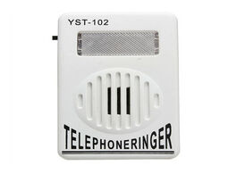 Foto van Telefoon accessoires 1 pc 95db extra loud telephone ringer phone ring amplifier ringing help strobe 