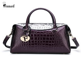 Foto van Tassen funmardi brand crocodile patchwork handbag women bags serpentine designer shoulder bag crossb