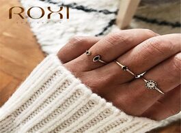 Foto van Sieraden roxi simple moon star eyes open rings for women girls garden resizable finger anillos femal