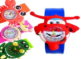 Foto van Horloge children s watches baby cartoon toys boy lovely xmas gift patted wristwatch kids slap watch 