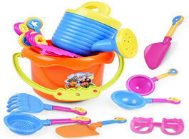 Foto van Speelgoed 9pcs set random color summer kids sand beach toys castle bucket spade shovel rake water to