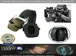 Foto van Beveiliging en bescherming howard leight electronic shooting ear protection sound amplification anti