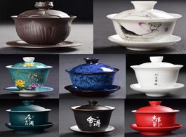 Foto van Huis inrichting brand new gaiwan chinese kungfu tea cups porcelain bowl ware tureen ceramic kung fu 