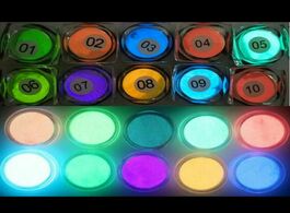 Foto van Huis inrichting 10pcs luminous powder resin pigment dye uv epoxy diy making jewelry accessories