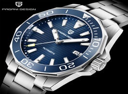 Foto van Horloge pagani design top brand mechanical wristwatch luxury sapphire glass automatic watch stainles