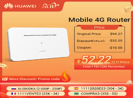 Foto van Computer 2020 new arrival huawei mobile 4g router lte sim card hotspot nfc connect cpe 300mbps acces