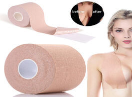 Foto van Schoonheid gezondheid 1 roll 5m women invisible comfort breast lift tape nipple push up bra body adh