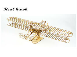 Foto van Speelgoed wooden toys building diy wood christmas craft furnishing gift present wright brothers flye