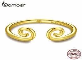 Foto van Sieraden bamoer monkey king promise ring for lovers gold color couple rings 925 sterling silver enga