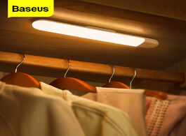 Foto van Lampen verlichting baseus under cabinet light pir motion sensor human induction cupboard wardrobe la