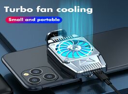 Foto van Telefoon accessoires h15 universal portable mobile phone game cooler cooling fan radiator for iphone