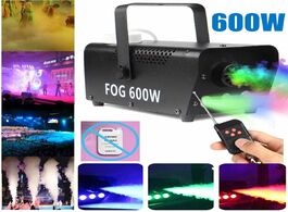 Foto van Lampen verlichting 3led 600w remote control smoke machine mini red blue green mixed color fog for ca
