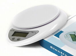 Foto van Huis inrichting new electronic digital kitchen food scale 5kg 5000g 1g diet postal weight scales bal