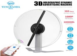 Foto van Lampen verlichting new 43cm 3d holographic fan light with acrylic cover hologram advertising display