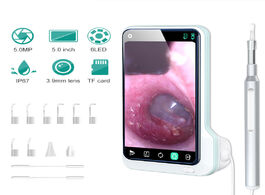 Foto van Beveiliging en bescherming digital ear otoscope with 5 inch screen 3.9mm camera 2.5d touch 5.0mp sco