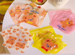 Foto van Tassen 5pcs cute bear travel accessories snacks airtight bag girls food biscuit candy small size pac