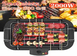 Foto van Huishoudelijke apparaten 2000w electric bbq grill smokeless barbecue machine household indoor 5 leve