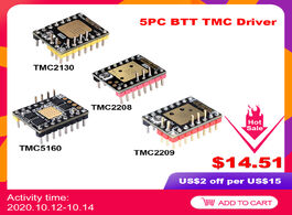 Foto van Computer 5pcs bigtreetech tmc2209 tmc2208 tmc2130 tmc5160 stepper motor driver 3d printer parts for 