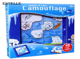 Foto van Speelgoed 48 108 challenges iq training smart game north pole bear camouflage logical thinking child