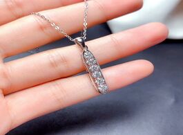 Foto van Sieraden 2020 new classic pouring shiny moissanite necklace women silver jewelry 925 sterling birthd
