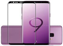 Foto van Telefoon accessoires 3d curved edge full cover tempered glass for samsung galaxy s9 plus note 8 s8 s