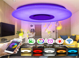 Foto van Lampen verlichting smart wifi rgbw color bluetooth speaker led ceiling lights for room 60w fixtures 