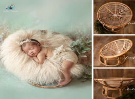 Foto van Baby peuter benodigdheden newborn photography props basket handmade vintage bamboo chair boy photo p
