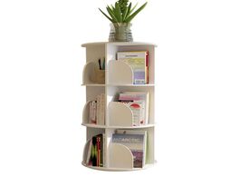Foto van Meubels creative revolving bookshelf simple modern floor bedroom office primary school student s eco
