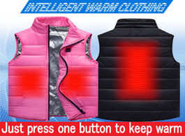 Foto van Sport en spel usb heating children winter vest outdoor kids super warm outerwear coat for boys girls
