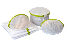 Foto van Huis inrichting 6 sizes set zippered foldable nylon laundry bag bra socks underwear clothes washing 