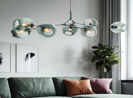 Foto van Lampen verlichting modern glass pendant light led personality art ceiling hanging living bedroom fix