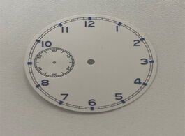 Foto van Horloge 37mm stainless steel watch dial for eta 6497 seagull mar g 3600 series movement quality repa