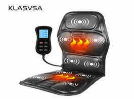 Foto van Schoonheid gezondheid klasvsa electric heating vibrating back massager chair in car home office lumb