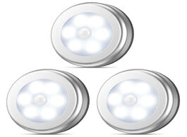 Foto van Lampen verlichting dersoy pir motion round sensor cabinet light auto smart night lamp led lights for