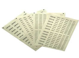 Foto van Kantoor school benodigdheden transparent personalized name stickers waterproof customize labels stat