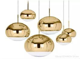 Foto van Lampen verlichting simple space hanglamp glass plated ball pendant lights dining room cafe lustre le