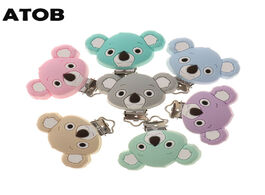 Foto van Baby peuter benodigdheden atob 10pcs silicone koala clips clip pacifier dummy chain holder soother n