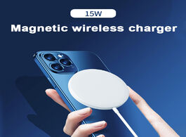 Foto van Telefoon accessoires 15w magnetic wireless charger for iphone 12 mini mobile phone pro max