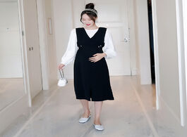 Foto van Baby peuter benodigdheden 9062 autumn winter korean fashion maternity dress suits elegant slim cloth