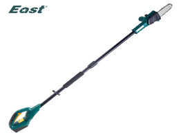 Foto van Gereedschap east 18v li ion cordless chainsaw long pole electric saw pruning garden power tools et29
